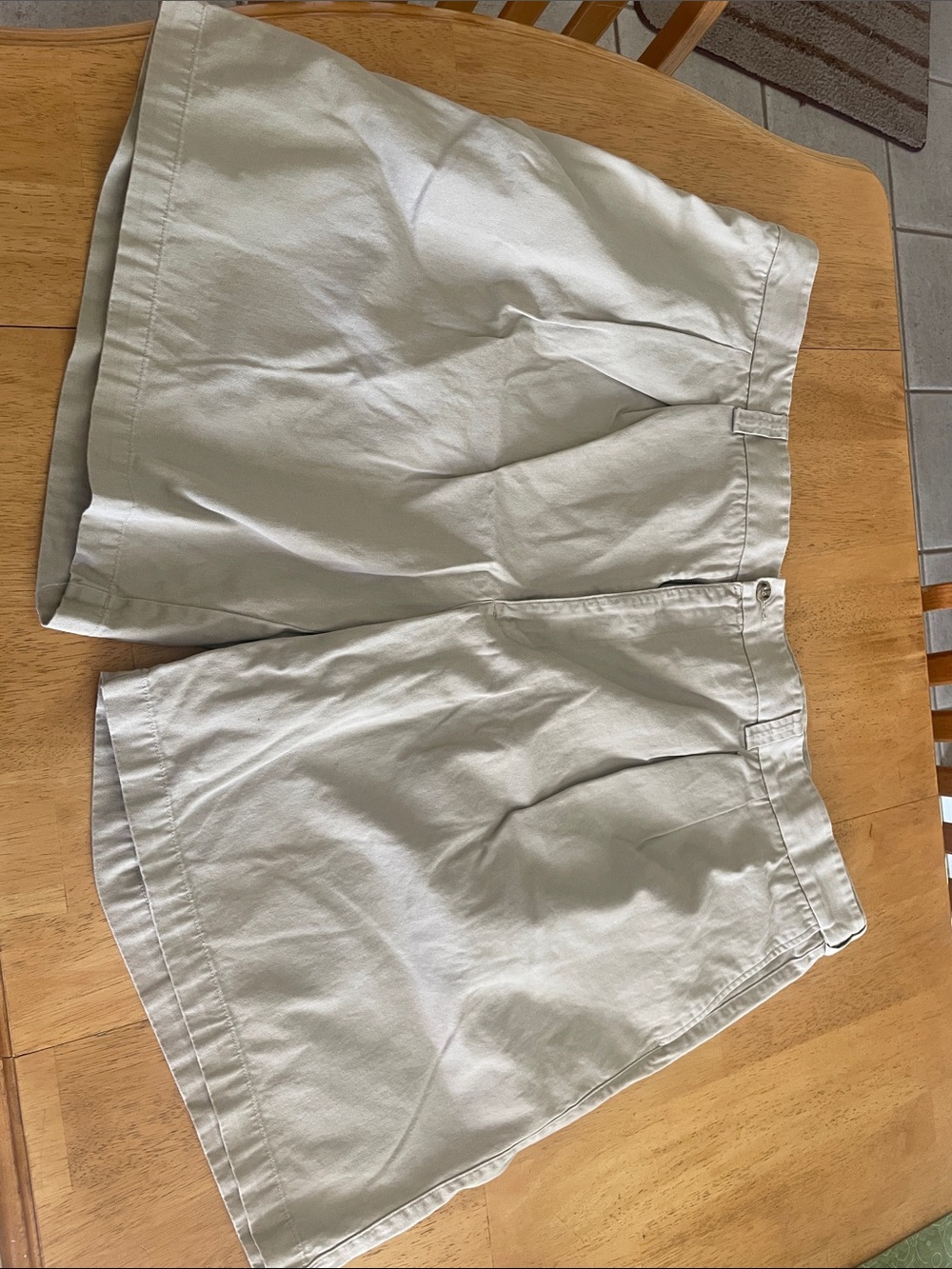 Men's Flat Front Khaki Shorts - Classic Casual